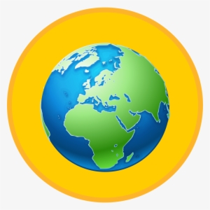 Gold Medal World Centered - Earth