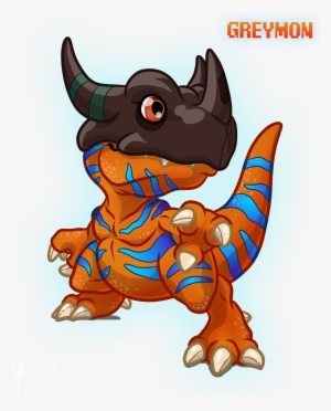 Agumon Digivolve To - Chibi Agumon