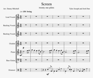 Screen Sheet Music Composed By Tyler Joseph And Josh - Sheet Music
