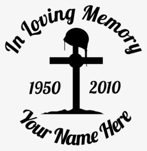 Fallen Soldier Memorial Clip Art Vector Transparent - Loving Memory Heart Sticker