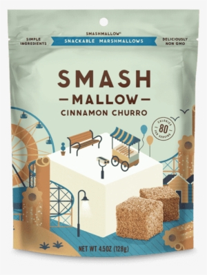 Learn More Smashmallow Cinnamon Churro - Smashmallow - Snackable Marshmallows Cinnamon Churro