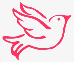 Red Bird Clipart Png - Transparent Background Clipart Dove