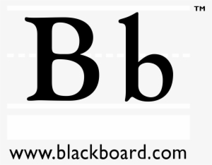 Blackboard 01 Logo Black And White - Cambridge Industrial Trust Logo