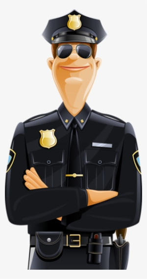 Jpg Black And White Clipart Police Officer - Police Clipart Png