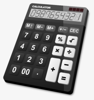 calculator black - 3d calculator icon png
