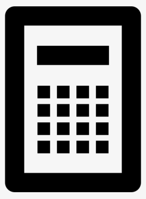 Calculator Free Icon - Calculator Icon White Png