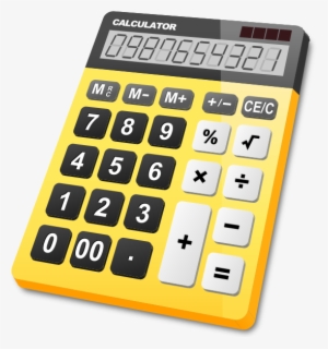 Calculator Yellow Vector Icon - Calculator