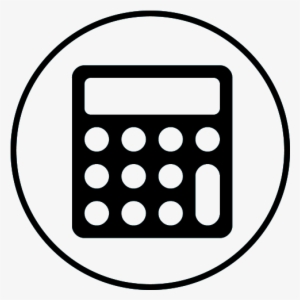 American Thyroid Association - Calculayor Black And White Icon Png