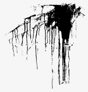 Paint Splatter Splash Ink Drop Splattered, Drip Silhoue - Dark Side - Pseudocinematic - Fiktive Horror-kinoplakate