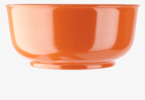 Plain Orange Rice Bowl - Bowl