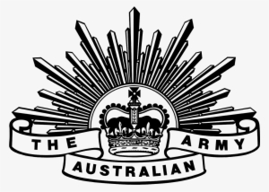 The Australian Army Logo Vector - Australian Army Rising Sun