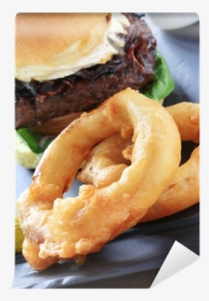 Deep Fried Onion Rings In Batter Wall Mural • Pixers® - Onion Ring
