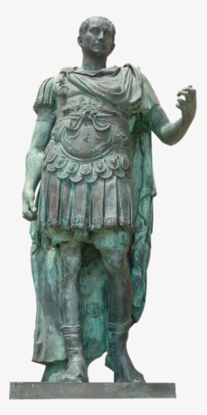 Гай Юлий Цезарь Римский Император, Бронзовая Статуя, - Piazza Tre Martiri