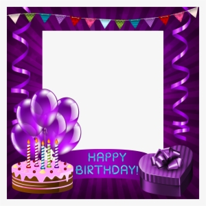 Kaz Creations Deco Background Frame Happy Birthday - Happy Birthday Background Frame