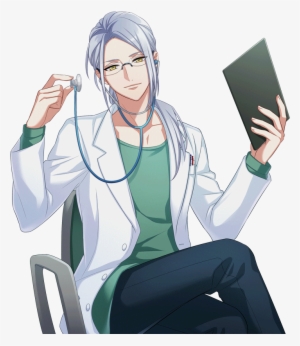 Azuma Serious Ssr Transparent - Anime Doctor Guy