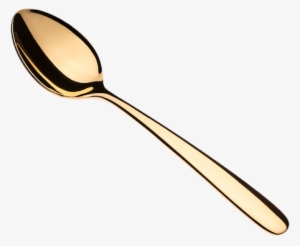 Milano Tea Spoon Gold-plated - Gold Spoon Png