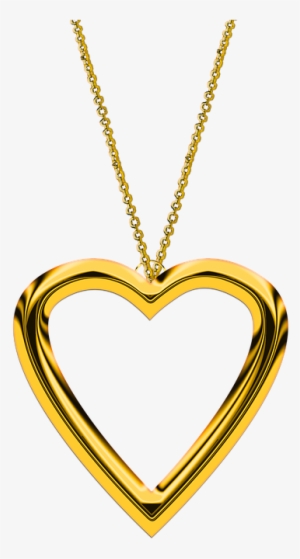 24k Gold Is A Softer Metal Which Makes It Great For - Heart Pendant Gold Png