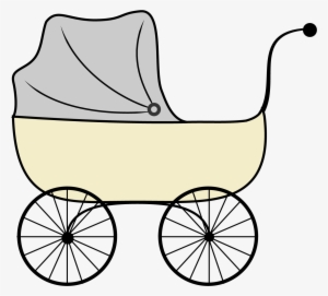 Baby Carriage Clip Art - Baby Stroller Clipart Png