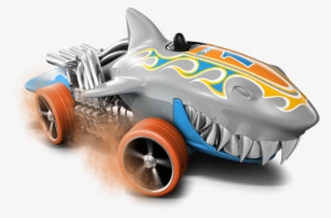 Hot Wheels - Sharkruiser (grey W/blue Base, Orange