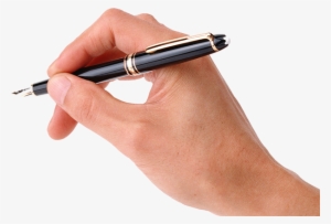 Hand Writing With Pen Png - Hand With Pen Png