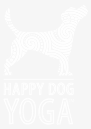 Hdy Logo White Small - Happy Dog Yoga