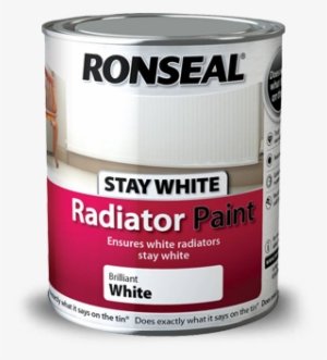 Sw Radiator Paint 750ml - Ronseal Radiator Paint