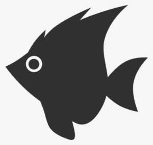 Fish Black Icon Transparent