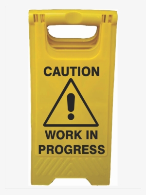 Caution Work In Progress A-frame Signs - Safety Sign In Industry