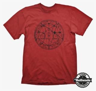 Doom T-shirt Pentagram Red - Overwatch T Shirt Lucio