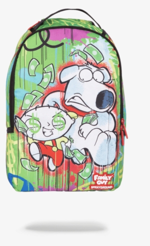 $0 - - Sprayground Family Guy Brian & Stewie Backpack