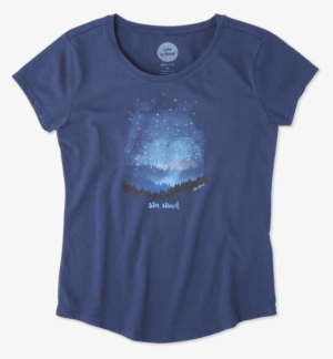 Girls Star Struck Mountains Smiling Smooth Tee - Life Is Good