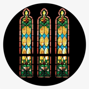 stained glass windows morning - gobo glass