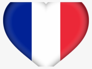 French Flag Emoji Heart