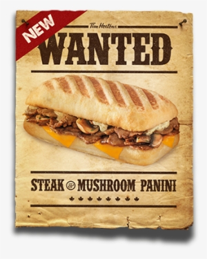 Steak & Mushroom Panini - Steak Sandwich Tim Hortons