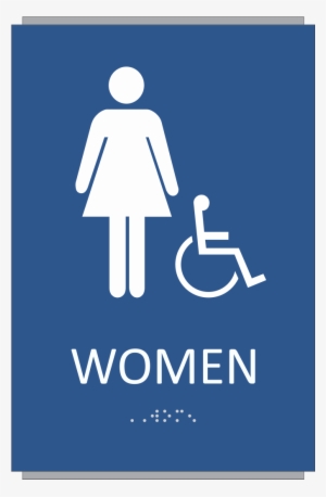 Ada Braille Women Restroom Sign - Family Restroom