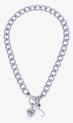 Juicy Couture Crown Png - Mens Silver Diamond Chain 55cm