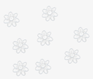 Flores Blancas Png Vector Download - Circle
