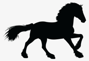 Free Clipart Of A Horse - Silhouette Animals