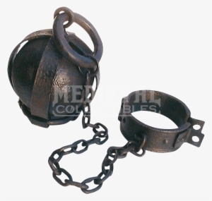 Prison Dungeon Ball And Chain Leg Shackles - Cat O Nine Tails Made