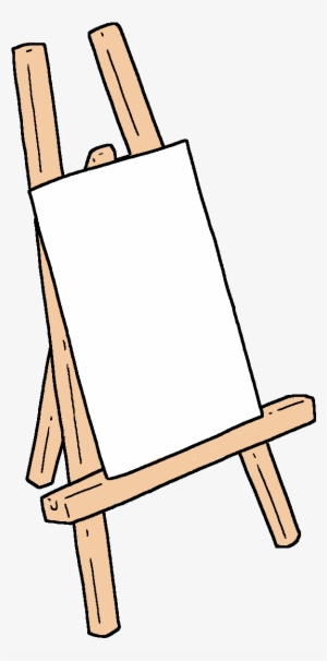 Canvas Big - Old Easel With Canvas Png
