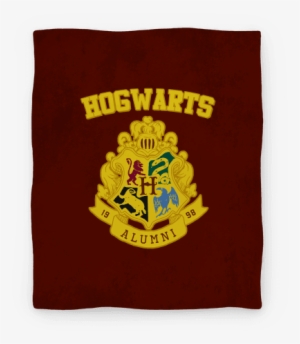 Hogwarts Alumni Crest Blanket Blanket