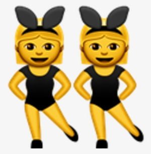 Twins Clipart Emoji - Woman With Bunny Ears Emoji