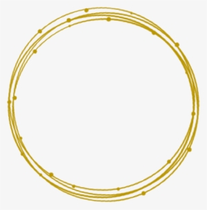 Gold Wreath Circle Round Frame Border Line Lines Filigr - Circle