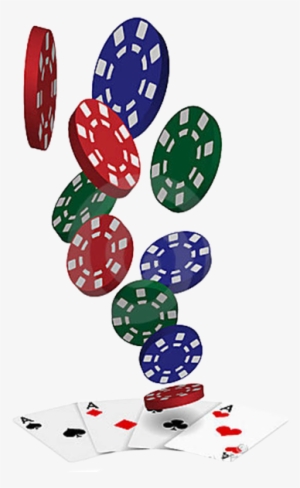 Chip Poker Png - Poker Chips Falling Transparent
