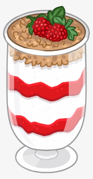 Yogurt Parfait Puffle Food - Yogurt Parfait Clipart