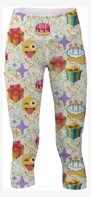 Birthday Emoji Leggings Yoga Pants $65