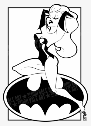 Poison Ivy Batman Clipart Black And White