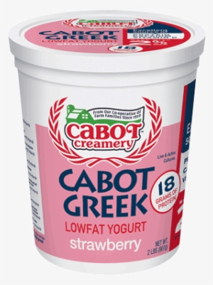 Strawberry Lowfat Greek Yogurt - Cabot Vanilla Bean Yogurt