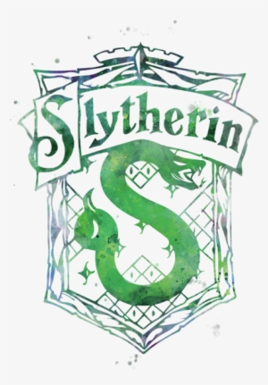 Click And Drag To Re-position The Image, If Desired - Slytherin Crest Watercolor