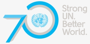 Un70 Anniversary Logo - United Nations Logo Afghanistan